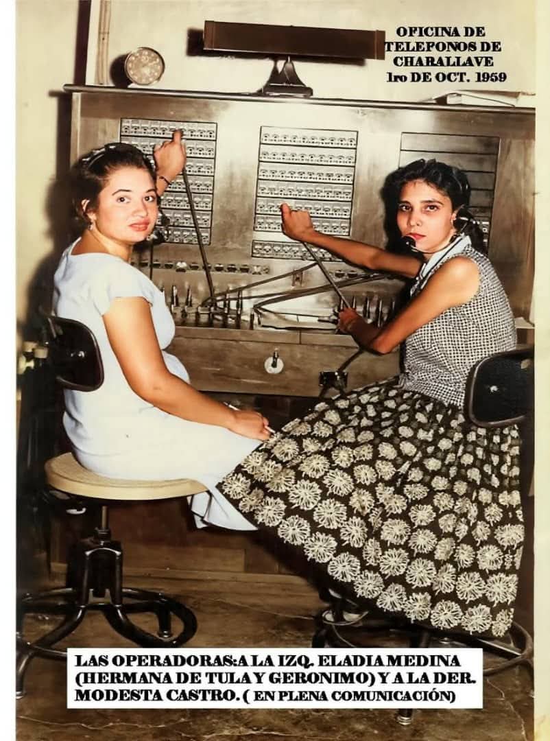 Las operadoras de las centrales telefonicas de los años&nbsp;50